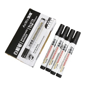 Stylo pour tableau blanc à pointe de balle Marqueur pour tableau blanc de qualité non toxique Marqueurs effaçables et secs Logo personnalisé bon marché - Product Image 1