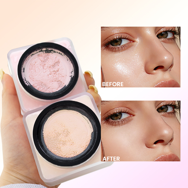Hot Seller Maquillaje Por Mayor Oil-Control Full Coverage Makeup Setting Powder with Refreshing Finish
