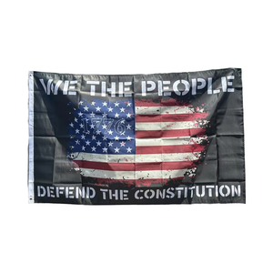 Мы, народ, защищаем флаг Конституции 3x5 футов не король в Америке патриотический флаг с люльками - Product Image 3