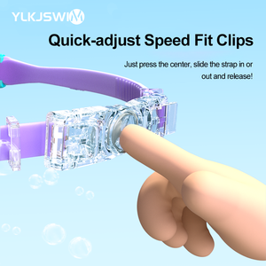 <span class=keywords><strong>Gafas</strong></span> de Natación Antivaho para Niños YL2100 con Protección UV, Lente Gran Angular HD y Sellado de Silicona a Prueba de Fugas, Correa Fácil de Ajustar - Product Image 4
