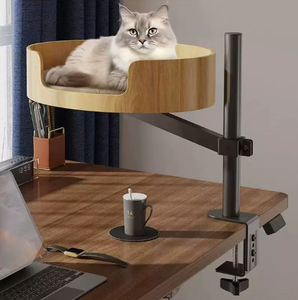 Nuevo diseño ajustable escritorio gato cama redonda escritorio gato plataforma para dormir perro casa Cama para oficina o hogar - Product Image 1
