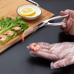 Outil de nettoyage de crevettes en acier inoxydable, éplucheur de crevettes, <span class=keywords><strong>couteau</strong></span> de nettoyage de crevettes de conception Unique facile à nettoyer pour la cuisine familiale - Product Image 6
