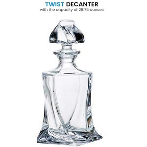 Hot Sale <strong>Liquor</strong> Whiskey Decanter Set Elegant Whiskey Decanter and 6 Exquisite Cocktail <strong>Glasses</strong> - Product Image 2
