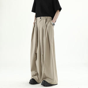 Pantalones Negros Casuales para Hombre, Ligeros, de Cintura Media, con Diseño Pintado de Verano, Estilo Montaña, Holgados, Rectos y de Pierna Ancha - Product Image 3