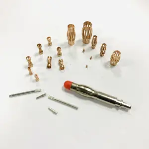 Bornes de prise de connecteur à ressort de couronne en cuivre béryllium conducteur efficace et rapide Pression uniforme et haute qualité