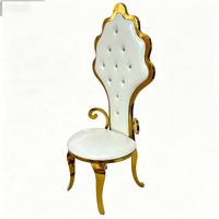 Chaises de mariage hautes pour mariés en gros, avec panneau personnalisé, en vente