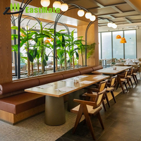 Tables et chaises de salle à manger modernes en bois massif professionnelles pour hôtels, restaurants, usage commercial, qualité supérieure, grade contractuel, OEM ODM