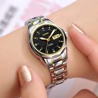 Guanqin GJ16065-Y Modische Casual Damen Automatik-Mechanische Silberne Edelstahl Business-Armbanduhr Damenuhren für Frauen