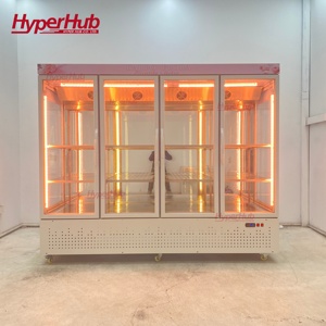 Refrigerador Comercial Vertical para Exhibición de Flores con Puerta de Vidrio, Descongelación Automática y Control por Aplicación para Floristerías - Product Image 1