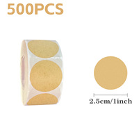 Rouleau d'étiquettes adhésives personnalisées en papier kraft, multi-couches, adhésif double face, design amovible, emballage pour boîtes de vin et de marchandises
