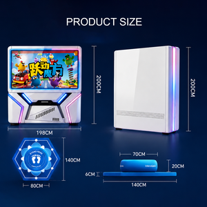 Cubo Interattivo Multigioco con Modalità di Gioco Diverse, LED RGB, Sensore di Pressione, Gioco Arcade a Reazione per Bambini, per Aree Gioco al Chiuso - Product Image 5