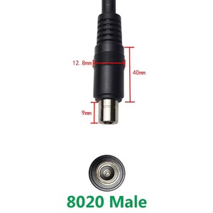 Cavo Adattatore di Alimentazione da XT60 Maschio a DC <span class=keywords><strong>8020</strong></span> 8.0mm x 2.0mm Maschio per Generatore Solare e Stazione di Alimentazione Portatile - Product Image 3