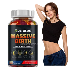 Ausreson OEM Gummies à la racine d'ashwagandha, au curcuma, à la vitamine D, au KSM-66 et au magnésium, compléments alimentaires pour le soutien immunitaire des adultes - Product Image 1