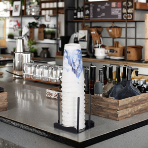 Support à tasses métallique à quatre niveaux, écologique et peu encombrant, pour salons <span class=keywords><strong>de</strong></span> thé et cafés, avec rangement d'organisation <span class=keywords><strong>de</strong></span> la vaisselle - Product Image 2