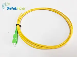 Cauda de pigmento de fibra óptica lszh, fibra óptica de sc simplex 3m 5m singlemode sc/apc, preço de fábrica