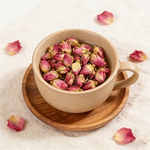Tè Aromatizzato ai Boccioli di Rosa Biologico Premium, Tè in Foglie Sfuse di Alta Qualità in Bustine - Product Image 2