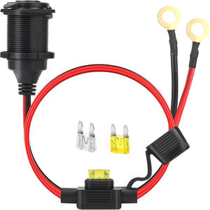 Encendedor <span class=keywords><strong>de</strong></span> cigarrillos <span class=keywords><strong>de</strong></span> alta potencia para coche, Caja <span class=keywords><strong>de</strong></span> <span class=keywords><strong>Seguro</strong></span> <span class=keywords><strong>de</strong></span> cobre puro <span class=keywords><strong>de</strong></span> asiento, 12V y 24V, cables <span class=keywords><strong>de</strong></span> enchufe para coche, conjuntos <span class=keywords><strong>de</strong></span> cables - Product Image 6