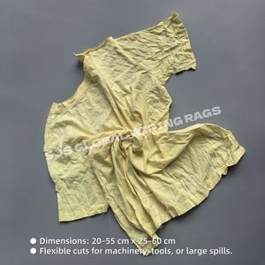 Paños de Limpieza Industriales de 10 Kg y 25 Kg, Paños de Limpieza Industriales a Granel, Trapos de Algodón de Color Claro - Product Image 3