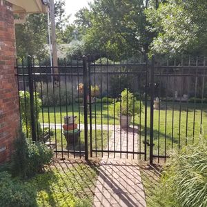 Hàng đầu bán hàng rào thép sơn tĩnh điện màu đen cho hàng rào an ninh - Product Image 5