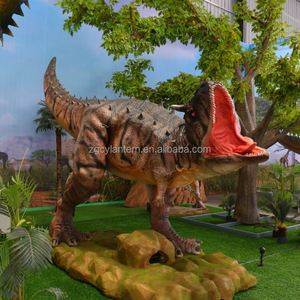 Modèle d'Animatronique Carnotaurus Réaliste de Taille Réelle, Personnalisable, de Haute Qualité, Design Parc Jurassique - Product Image 3