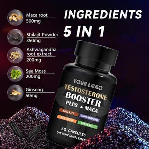 Natural Testosterone-Booster <strong>Capsules</strong> Ashwagandha Fenugreek For Men's Libido Workout Performance Adult <strong>Herbal</strong> Supplement Energy - Product Image 5
