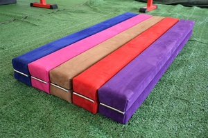 Enfants 9.5 pieds <span class=keywords><strong>bois</strong></span> pliant de gymnastique doux <span class=keywords><strong>poutre</strong></span> d'équilibre à vendre canada - Product Image 5