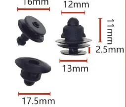 D260 Hot Sale Clips Car Door Panel Buckle Interior Clip Plastic Fasteners 100PCS/BAG