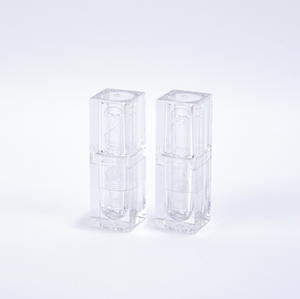 Tube à lèvres vide en plastique de 3,5 ml, orange transparent, tube à baume à lèvres DIY, bouchon à vis, estampage à chaud, brillant à lèvres, masque facial, haute qualité - Product Image 5