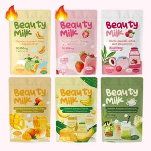 Produk Dropshipping Jepang <span class=keywords><strong>Melon</strong></span> kecantikan susu kolagen bubuk minuman Glow mendorong suplemen kulit - Product Image 4