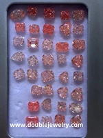 Doble Joya de Diamantes Rosados de Lujo con Certificación IGI, Corte Pera, Diamantes Cultivados en Laboratorio HPHT para Anillo de Compromiso