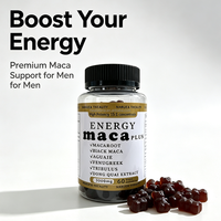 Capsules de Maca et Ginseng Noires OEM/ODM – Complément Herbal Naturel pour Améliorer l'Énergie, la Force et Renforcer l'Immunité chez l'Adulte