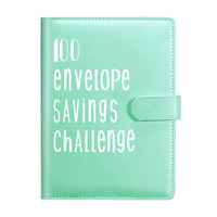 Livre de défis d'épargne avec enveloppes Livre de planification budgétaire pour la budgétisation 100 Envelope Challenge Binder