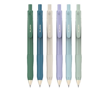 Deli NS576 Gel Pen 0.5mm Black Press Type Office School Writing Pen - Product Image 4
