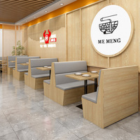 Combinaison personnalisée de canapés, tables et chaises pour restaurants occidentaux, restaurants de hot pot, restaurants de barbecue et salons de thé