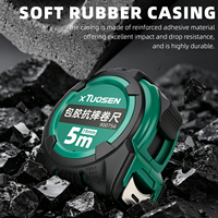 Mètre Ruban Portable en Acier et Plastique 5m de Longueur 25mm, Fourniture d'Usine, Logo Personnalisé, Système Magnétique, Mesure de Distance