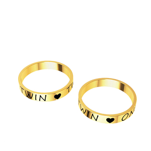 Anello Cuore Amore Eterno per Uomo e Donna in Acciaio Inossidabile Anello di Promessa per Coppie Fedi Nuziali Anillos Para Fidanzamento Anniversario - Product Image 3