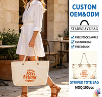 Sac en toile personnalisé à bandoulière en corde de coton, grand format, écologique et réutilisable, idéal pour les voyages et le shopping