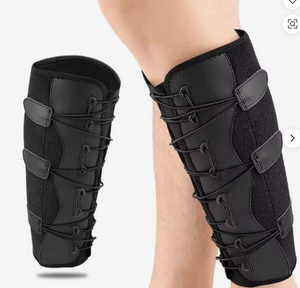 Elastische Beinmanschette mit Kordelzug, Verstellbare Schienbeinbandage, Kompressionsbandage zur Beinunterstützung - Product Image 1
