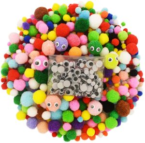 2025 Offre Spéciale 4cm 3cm feu Pom enfants Cheer Animal rose Mini boule en peluche néon événement et fête fournitures usine en gros - Product Image 1