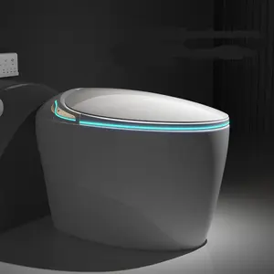 Sensore di apertura automatica di alta qualità scarico sifonico automatico Wc pavimento bagno elettronico Wc intelligente intelligente