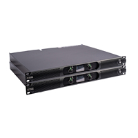 Amplificateur numérique de classe D 2CH LA15.2 dernière version, haute puissance, équipement de scène professionnel, 2*1500W, métal, marque allemande