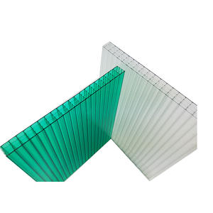 Panel de techo de <span class=keywords><strong>policarbonato</strong></span> hueco de plástico transparente de doble pared/panal/cuatro capas - Product Image 3