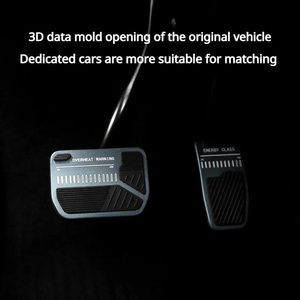 Накладки на педали для Tesla Model <span class=keywords><strong>3</strong></span>/Y/<span class=keywords><strong>3</strong></span>+/Y Juniper 2017-2025 из алюминиевого сплава: накладки на педали акселератора, газа, тормоза - Product Image 4
