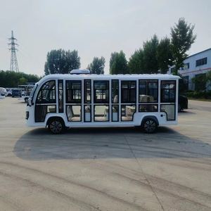 Alta calidad nueva energía Solar 72V 7.5Kw 14 plazas Mini autobús turístico vehículo eléctrico Golf 23 pasajeros área escénica carro - Product Image 4