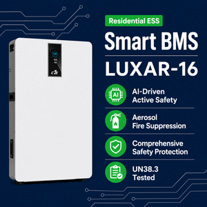 LUXAR-16B Split IP65 16kWh LiFePO4 Battery Pack 51.2V 314Ah Home Energy Storage System 8000 Cycles Compatible with for SMA
