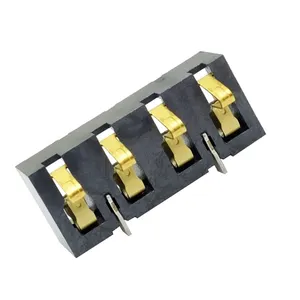 Conector de bateria de mola BT-18-4PXXX-C06, ângulo reto smt de 4 vias 3.0mm