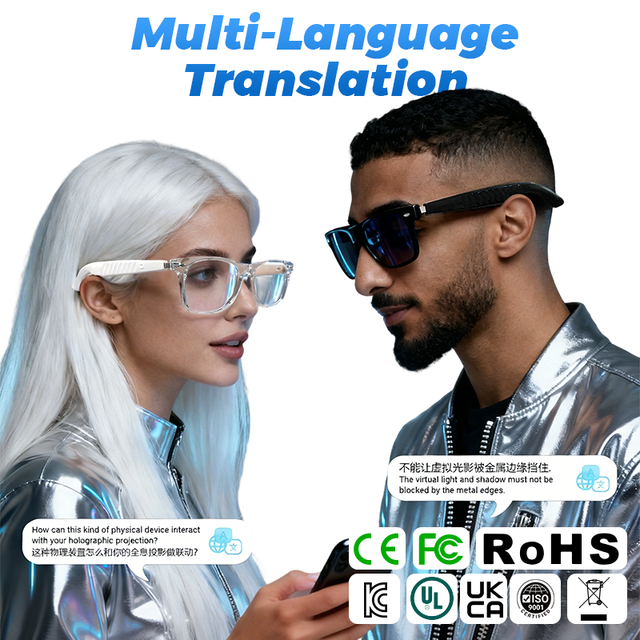 Portable Wireless Smart Glasses Open Ear Audio Sunglasses for Driving Outdoor OEM ODM Smart Eyewear Factory