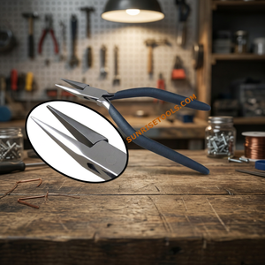 High Quality Stainless Steel Heavy Duty 6-1/2" Extra <b>Long</b> Pliers Jewelry Making Tool - Product Image 4