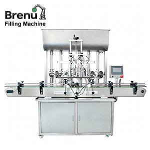 เครื่องบรรจุขวดครีมเนื้อข้นสูงแบบอัตโนมัติ ยี่ห้อเบรนู สำหรับเชียบัตเตอร์ พร้อมระบบทำความร้อนและผสม - Product Image 3