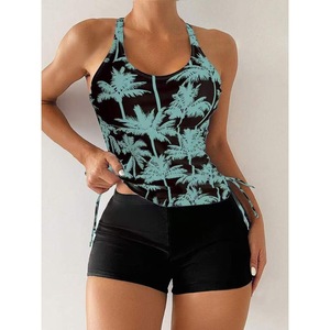 Bikini deux pièces floral tendance 2025 pour femmes, maillots <span class=keywords><strong>de</strong></span> <span class=keywords><strong>bain</strong></span> personnalisés pour femmes, tankinis sexy, fournisseur <span class=keywords><strong>de</strong></span> costumes <span class=keywords><strong>de</strong></span> plage, <span class=keywords><strong>maillot</strong></span> <span class=keywords><strong>de</strong></span> <span class=keywords><strong>bain</strong></span> - Product Image 2
